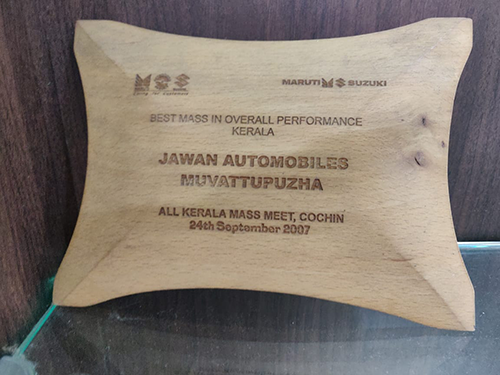Maruti Service Muvattupuzha  Award